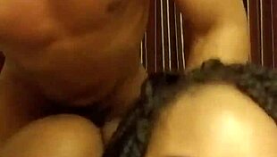 Ebony Gets Rough Fucking And Nasty Facial!