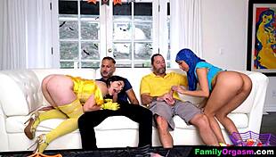 Past Halloween Swap With Step-Daughters