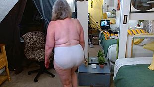 dawnskye1962 shows off curves and fuzzy pussy