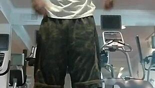 beautiful 21 year old roommate works out