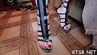 dude totally wrecks this shemale’s tight ass hard