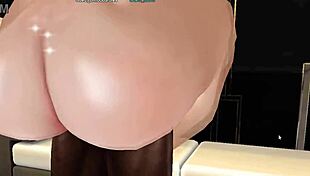 Bimbo Snowbunny Gets Pounded by Big Black Cock in Deepthroat and Ass Action