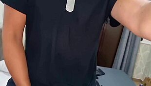 Ansima moans dense cumshot in close-up dirty dialogue