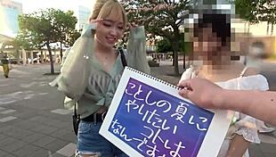 that cute blonde gal JD shakes her big ass and cums hard for four shots