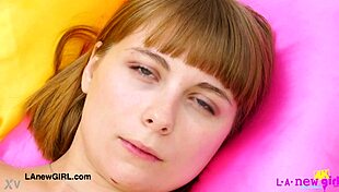 stunning girl shows sexy body