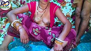 Desi bhabhi red saree में brother-in-law से intimate hindi audio