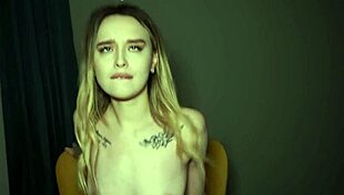 tattooed sweetie moans as i fuck her doggystyle bent over quickie