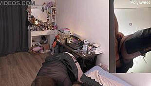 Milf Pegs Guy with Strapon, Fucks His Ass, Makes Him Eat Cum.