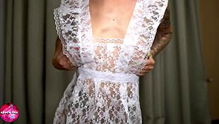 sexy student plays tight pussy with dildo and toys