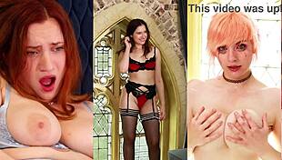 शरारती ब्रिटिश 18+ लड़की मिल्किंग टेबल पर लंड चूसती