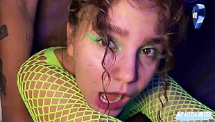 Wow, I met a beauty in a night club, fucked her hard in doggystyle, and cum in her mouth.