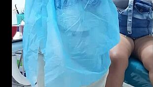 डेंटिस्ट विजिट ह्यूज कॉक मुंह में डालकर खत्म होती है