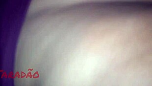 Fat mature woman gets old cock in pov assfucking after intense massage. Her big tits bounce while cuckold watches.