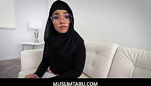 MuslimTabu features Muslim brunette teen Summer Col and Jay Rock in a hot fucking scene