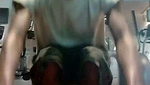 beautiful 21 year old roommate works out