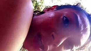 Sexy Honduras Slut Fucks Huge BBC Outside