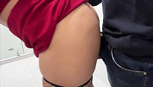 I banged the tall, curvy secretary in the office bathroom. Ended with a creamy creampie!