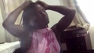 Crazy bitch twerks on landlord's bed whiles he's on vacation