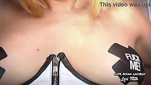 watch this super cute Asian ladyboy play with toys in her ass for a cumshot