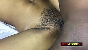 She Maintains Cleanliness While Getting Wet in Missionary Position with Ball Licking.