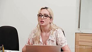 Despite the hiring freeze, lexi lore is banging everyone in the office! Who's next?