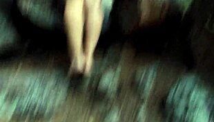 Your naked mommy teases with long legs and a big juicy ass outdoors in the wild.