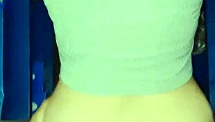 Amateur couple has intense blowjob and standing sex in the warehouse.