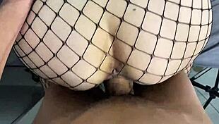 i gave what she wanted in the sheer and red outfit