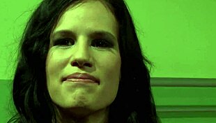 damn, this dominated girl got creampied in bondage sex 😈