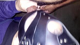 Did you see that slut taking cock in the backyard with cars passing by? She got a cum and piss bath!