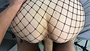 i gave what she wanted in the sheer and red outfit