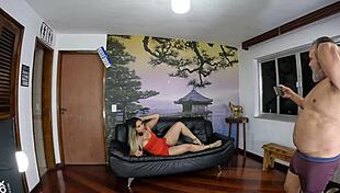 elisa ferraz in her first time at the mansion preparing for first dp