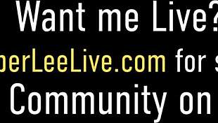 Babe Kimber Lee Uses Feet for Lucky Massage