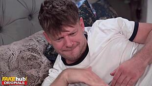 Girlfriend Pranks Boyfriend With Fake Cock