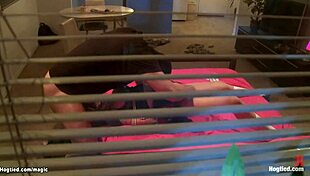 College babe, you're bound tight for my rough fucking and choking bondage.