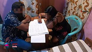 indian boss fucks secretary in office