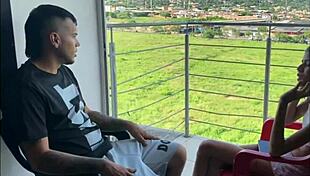 watching the passage, my stepsister gets horny to take my big cock - full story