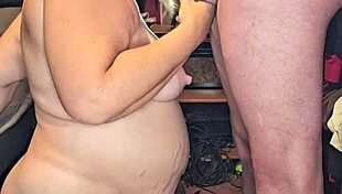 Pregnant MILF Sucks Monster Cock.