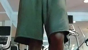 Beautiful teacher performs pole dance in the dorm