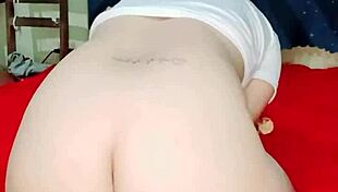 metiendome este gran dildo saboreando en lo mas profundo de mi vagina, reaching orgasm