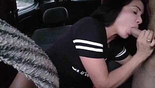 Being an app driver in this traffic means stopping to blow a load with a milf’s tight pussy. Homemade action with a big cock in the car.