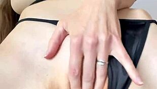 lactating milf sprays breastmilk while riding dildo to wet climax