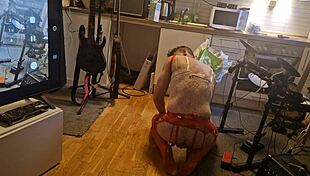 Kit Willer Ripps His Ass Wide Open In The Kitchen