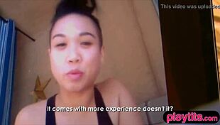 I Watched My Amateur Couple Try A Threesome With An Asian Hottie