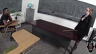 Miss Andy Ray gets rough pussy banging in detention by Rome Major