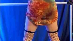 Hotwife Steffi Hippie Witch Dances Pussy Lips in Homemade Photoshoot with Vibrator