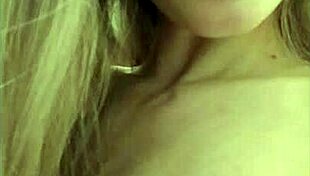 Young Lonely Blonde Enjoys Private Time