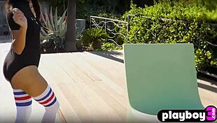 this latin milf model stripped down, showing her hot body in sexy lingerie for the camera