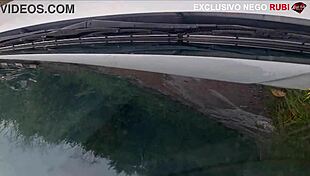 I got fucked by a big black cock while my husband drove by without noticing.