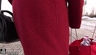 Busty Granny Effie Licking Teen 18+ Pussy